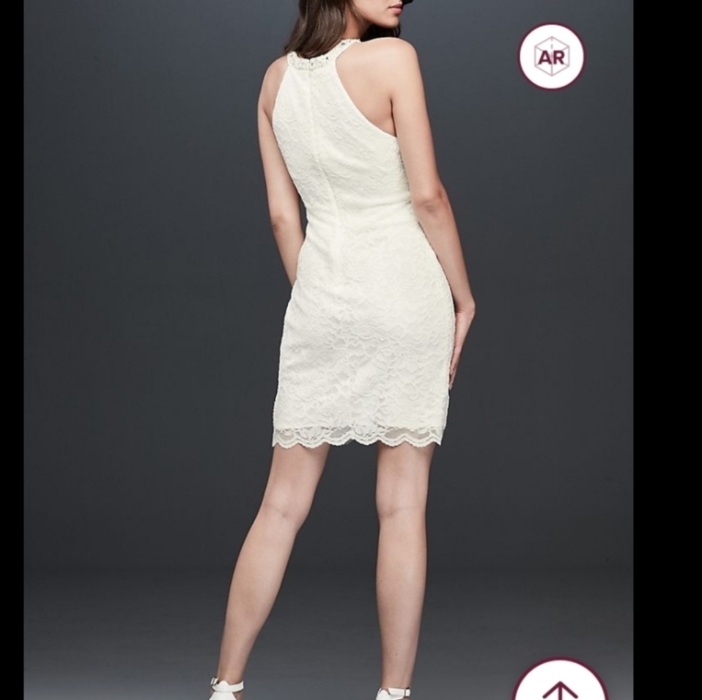 Short wedding dress